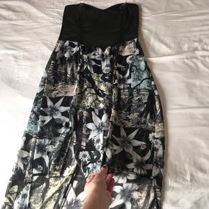 High Low Floral Dress